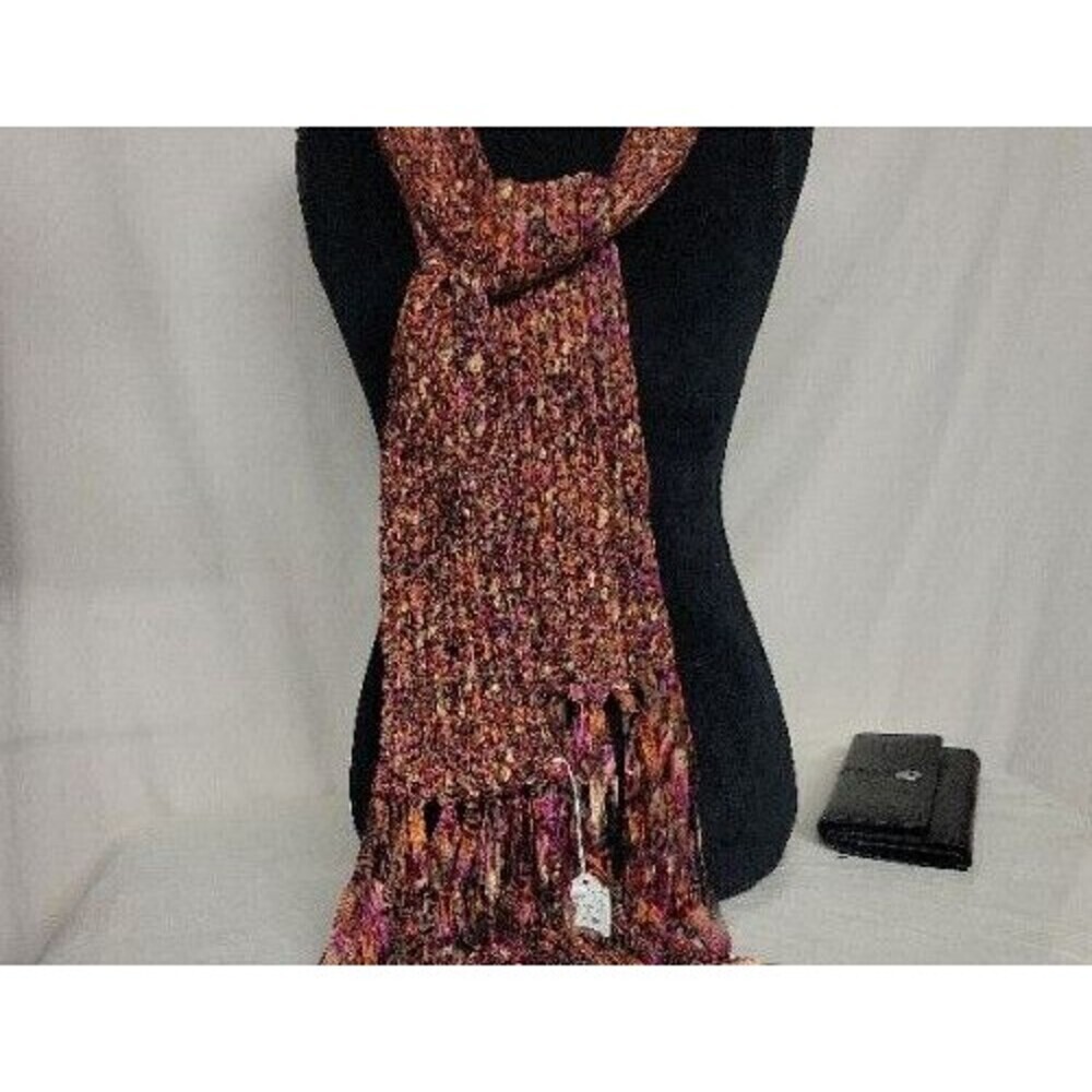 Braided Knit Belt Multicolor Women Nylon Scarf  75 X‎ 3.5"